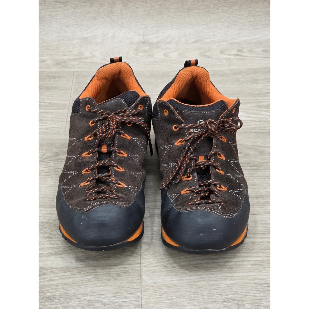 Scarpa Crux Hiking Shoes Mens 8 Womens 9 Brown Orange Approach Sneakers